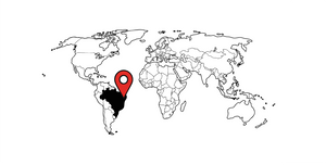 Origin map for Brazília
