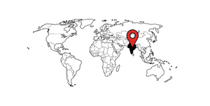 Origin map for India